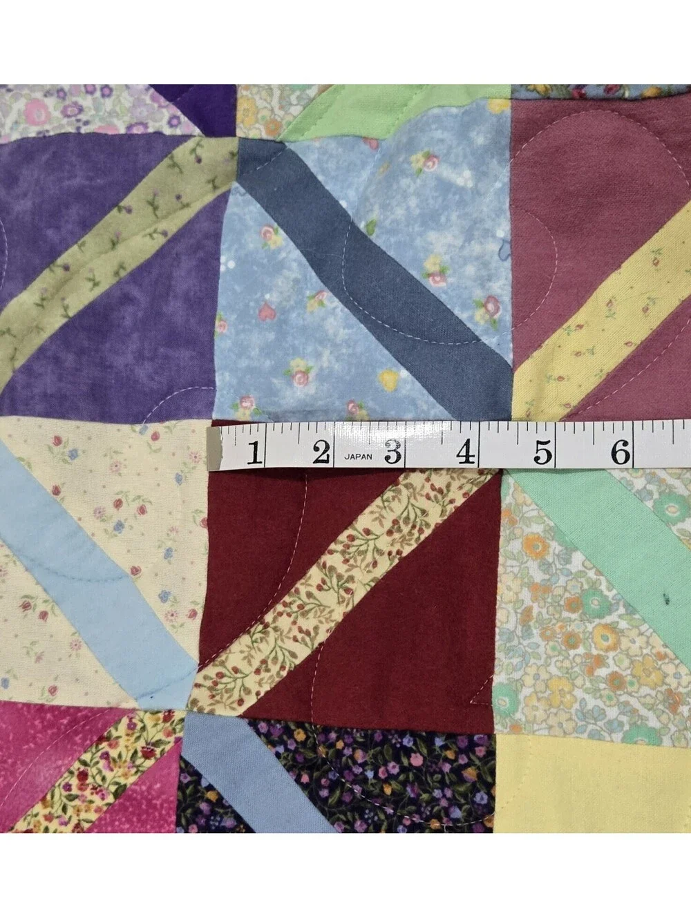 QUILT - HANDMADE - SCRAPPY - MULTI COLOR